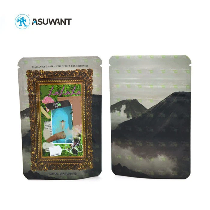 Tobacco Weed Smell Proof Cookie Plastic Packaging Ziplock Custom Print 1 Pound Mylar Bags Premium Your Logo